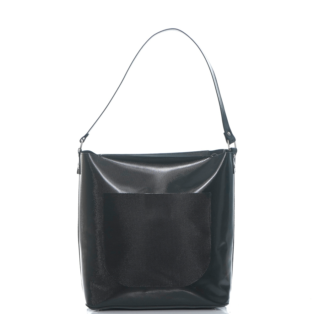 Дамска чанта от естествена кожа модел Sonya nero/s